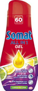 Detergent Somat All in 1, lemon, 60 pranj, 1,08l