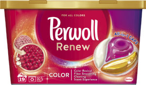 Pralni prašek Perwoll, Renew, kapsule, Color, 19 pranj