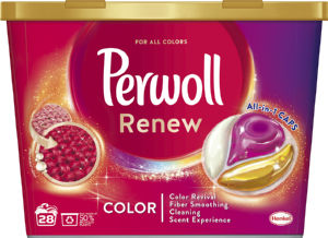 Pralni prašek Perwoll, Renew, kapsule, Color, 28 pranj
