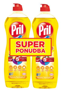 Detergent Pril, Lemon, 2 x 750 ml