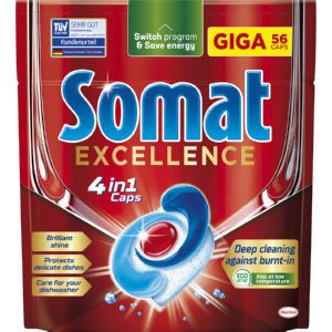 Tablete Somat, Excellence, 56 pranj