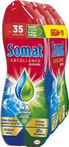 Gel Somat, Excellence, Giga, 105 pranj, 3 x 630 ml