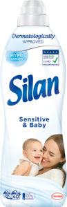 Mehčalec Silan, Sensitive, 40 pranj, 880 ml