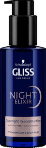 Tretman za lase Gliss, Night Elixir, Split Ends Miracle, 200 ml