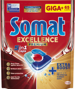 Kapsule Somat, Premium, 5 v 1, 65 pranj
