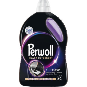 Pralni prašek Perwoll gel, Renew Black, 60 pranj, 3 l