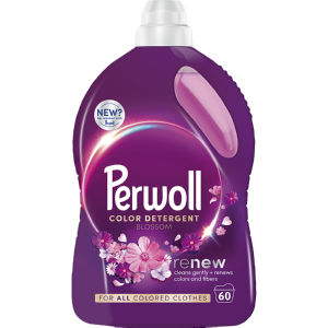 Pralni prašek Perwoll gel, Renew Blossom, 60 pranj, 3 l