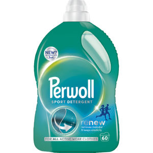 Pralni prašek Perwoll gel, Renew Sport, 60 pranj, 3 l