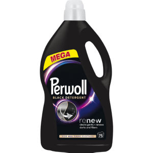 Pralni prašek Perwoll gel, Renew Black, 75 pranj, 3,75 l