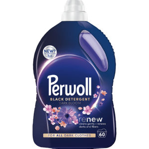 Pralni prašek Perwoll gel, Renew Dark Bloom, 60 pranj, 3 l