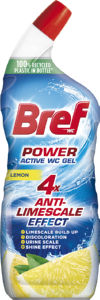 Čistilo Bref, WC gel, Power Active Lemon, 750 ml