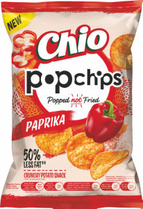 Čips Chio, Popchips, paprika, 70 g