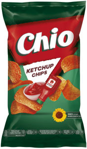Čips Chio, ketchup, 150 g