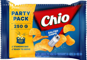 Čips Chio, soljen party pack, 250 g