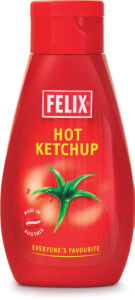 Ketchup Felix, pekoči, 450 g