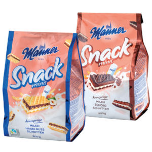 Vaflji Manner, snack minis
