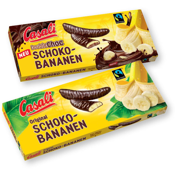 Desert Casali banane, čokoladne, 300 g