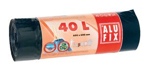 Vrečke za smeti Alufix, s trakom, 40 l, 15/1