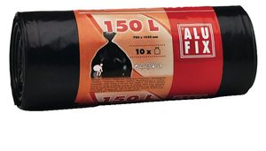 Vrečke za smeti Alufix, črne, 150 l, 10/1