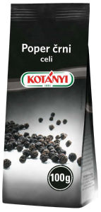 Črni poper, cel, Kotányi, 100 g