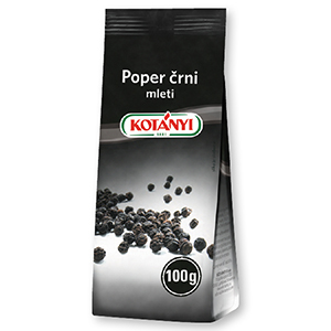 Črni poper, mlet, Kotányi, 100 g