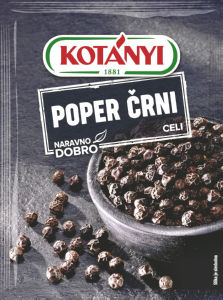 Črni poper, cel, Kotányi, 20 g