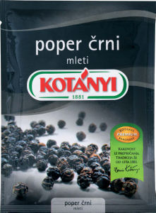 Črni poper, mlet, Kotányi, 20 g