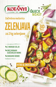 začimbna mešanica za zelenjavo, quick&easy, kotányi, 35g