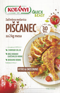 začimbna mešanica piščanec quick&easy, kotányi, 40g