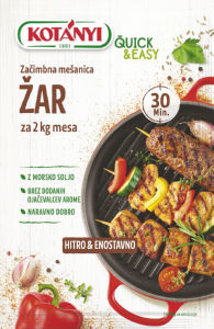 začimbna mešanica za žar quick&easy, kotányi, 40g