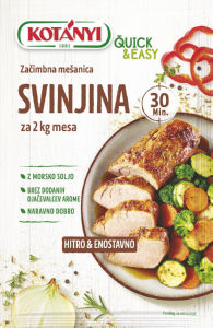 začimbna mešanica za svinjino, quick&easy, kotányi, 30g