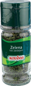 Zelena, zdrobljeni listi, Kotányi, 8 g