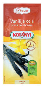 Strok vanilije Bourbon, Kotányi, 2,75 g