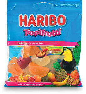 Bomboni Haribo, tropski sadeži, 100 g