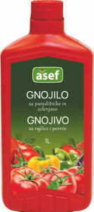 Gnojilo Asef, za paradižnik in ostalo zelenjavo, 1 l