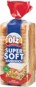 Kruh Ölz, super mehek, sendvič, 750 g