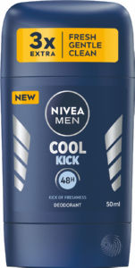 Dezodorant Nivea Man, Coll Kick, v stiku, moški, 50 ml