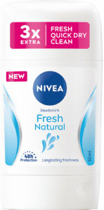 Dezodorant Nivea, Fresh Natural, v stiku, ženski, 50 ml