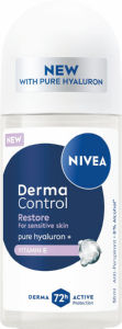 Dezodorant Nivea, roll-on, Derma Control, Restor Sensitive Skin, ženski, 50 ml