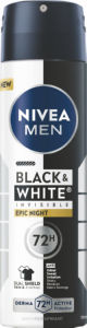 Antipespirant Nivea Men, sprej, Black & White, Epic Night, 150 ml