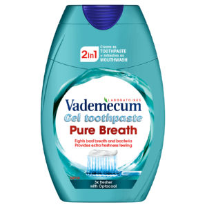 Zobna pasta Vademecum, 2v1 Pure breath, 75 ml