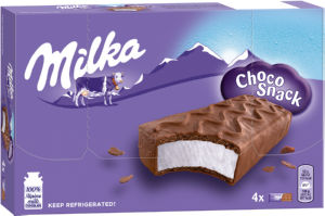 Biskvit Milka Choco snack, 4 x 32 g