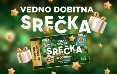 Nakupi v Tušu prinašajo Srečne srečke!