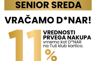 Senior sreda: vračamo D*NAR