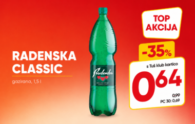 Top akcija samo v ponedeljek