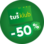 Tuš klub -50 %