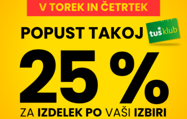 -25 % za izbran izdelek