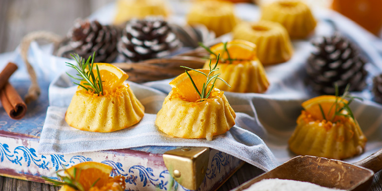 recept Pomarančni mini kolački